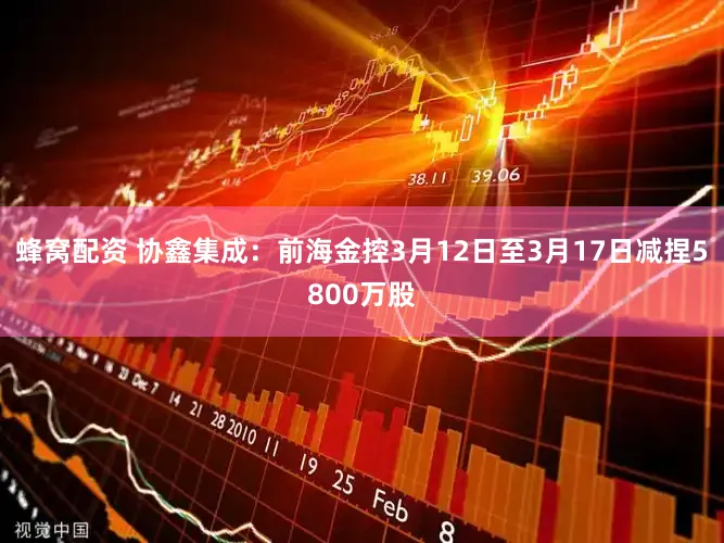 蜂窝配资 协鑫集成：前海金控3月12日至3月17日减捏5800万股