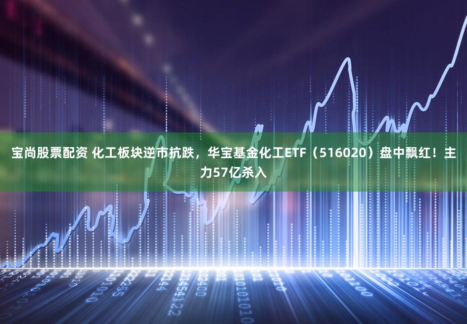 宝尚股票配资 化工板块逆市抗跌,华宝基金化工ETF(516020)盘中飘红!主力57亿杀入